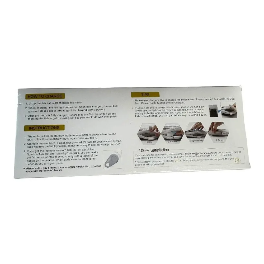 Floppy Fish Interactive Cat Toy with Catnip 2022 - Picture 3 of 3